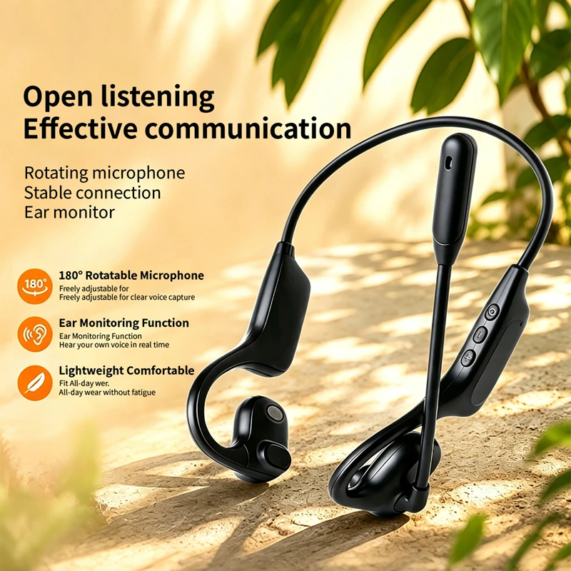 Type C Wired Earphones With Mic - Açık Kulaklık Tasarımlı Kablosuz Kulaklık, Döndürülebilir