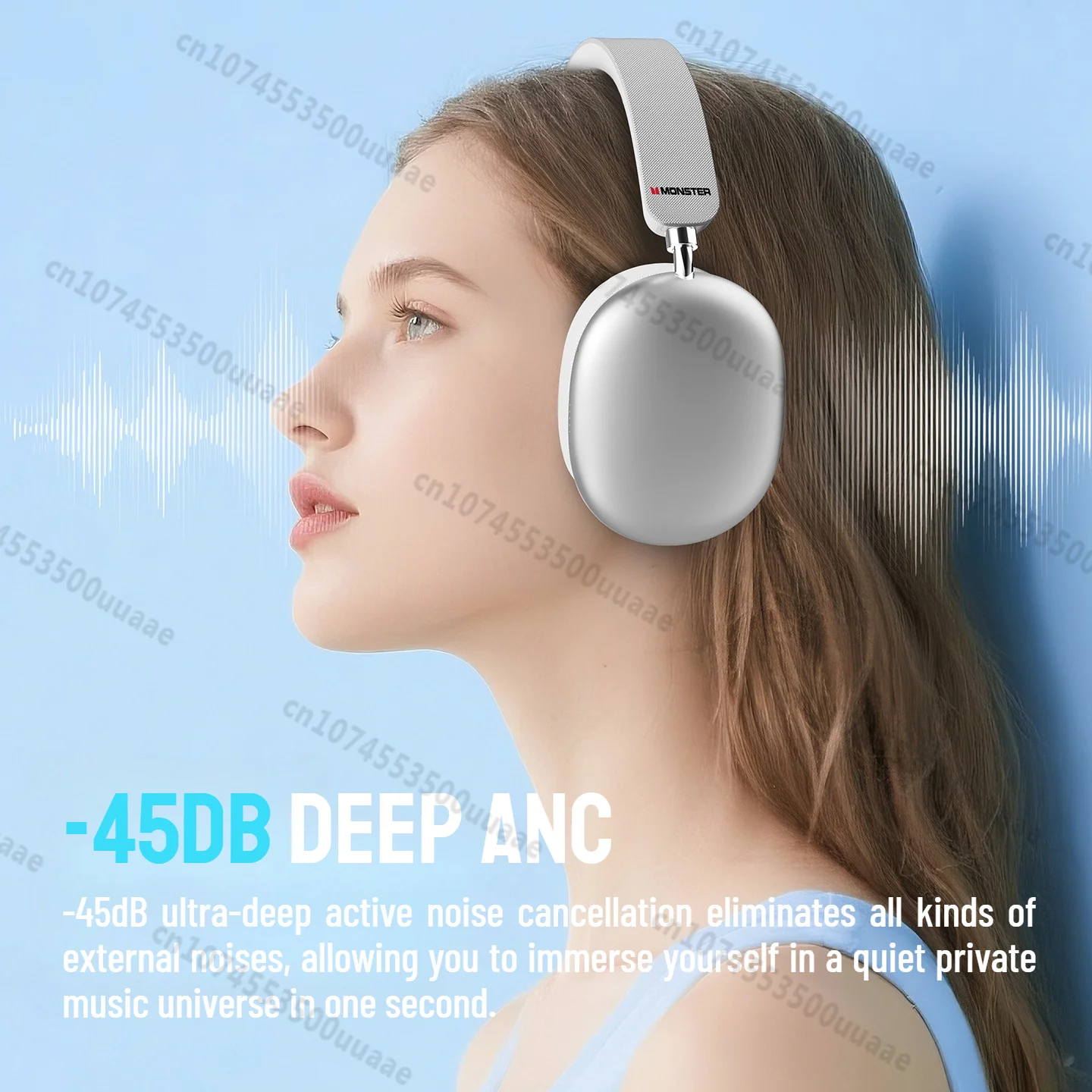 Monster AH100 -45dB ANC Kulakl - Anc Wireless Over Ear Headphones incelemesi ve fiyatı