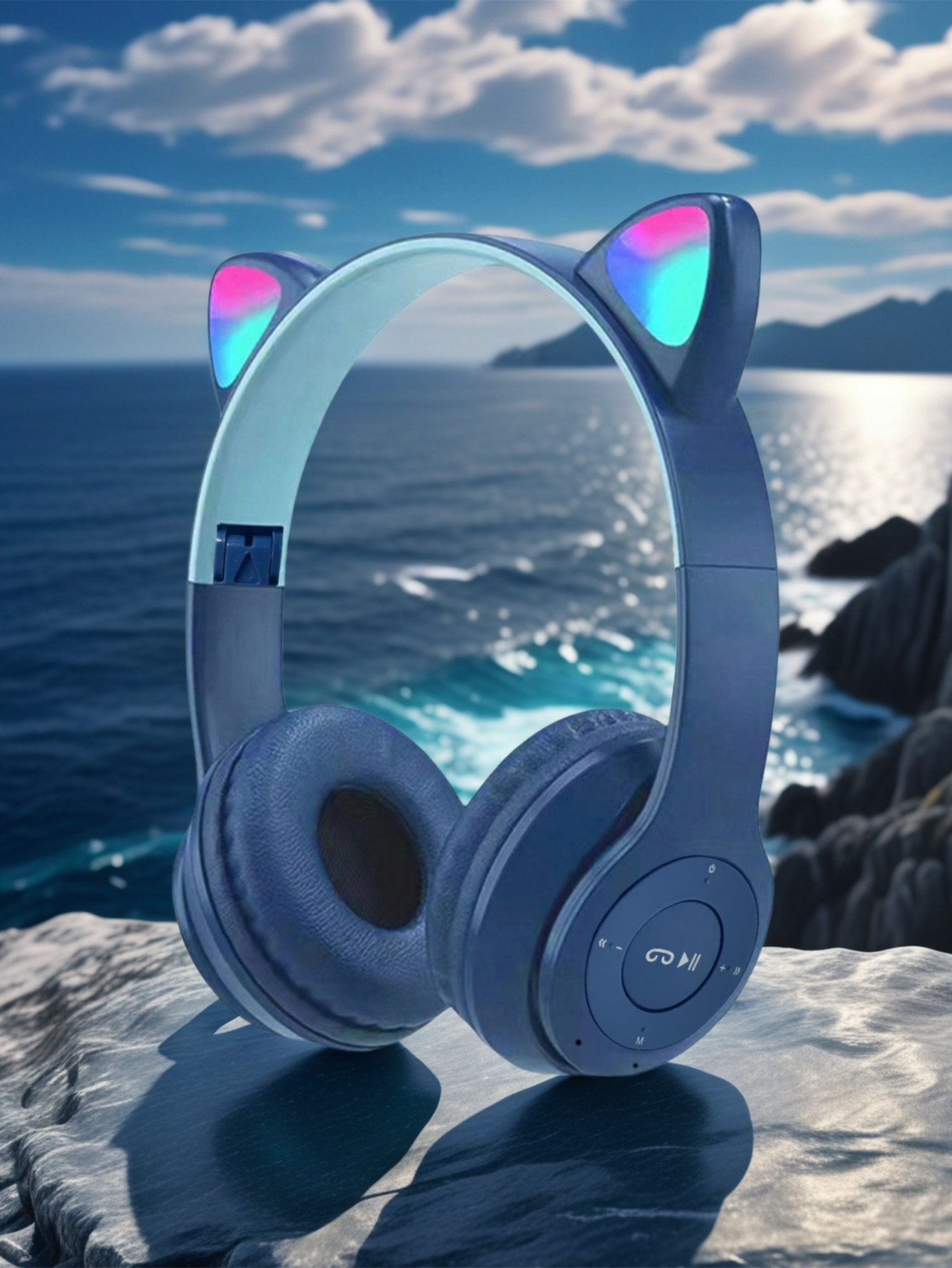 P47M Kedi Kulaklıklı Kulaklık, - Cat Ear Bluetooth Headset Led incelemesi ve fiyatı